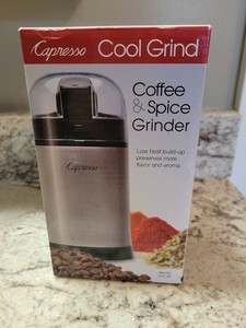 NEW  IN BOX CAPRESSO 505.05 Cool Grind Coffee & Spice Grinder - Stainless