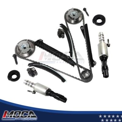 Timing Chain w 2 Variable Solenoid for 04-08 Ford F150 Expedition Lincoln 5.4L - Image 1 of 4