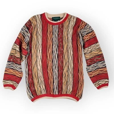 Suéter Tejido Tundra Canadá Para Hombres De Colección Talla M Multicolor 3D Estilo Coogi Biggie Foto 1 de 4
