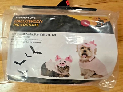 Vibrant Life Pig Halloween Dog/Cat Costume Pink Size Small 10-20  Lbs - Image 1 of 3