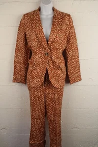 Free People Damen Maggie Anzug Leinenanzug Shop Toffee Kombi Größe 2 Neu Mit Etikett - Bild 1 von 7