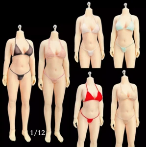 1/12 Scale Female Swimsuit Bikini Set Model For 6'' Cjg-1225 Figma [no Figure] - Picture 1 of 13