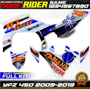 compatible Yamaha Yfz 450R 2009-2013 Graphics Decals Sticker Kit YFZ450R YYR-CRN - Picture 1 of 2