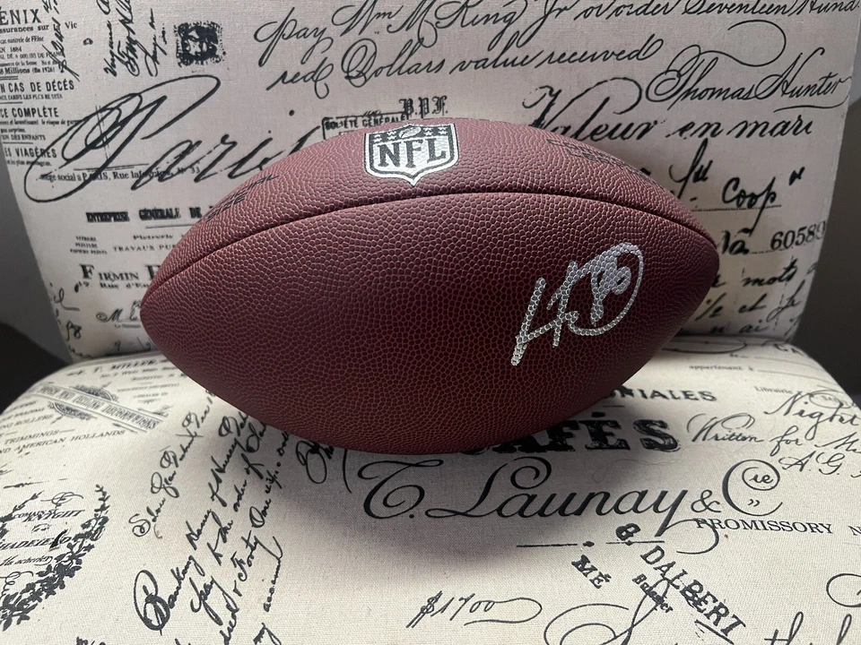 Pittsburgh Steelers Super Bowl Mvp Hines Ward Autographed Wilson Football - Image 1 of 1