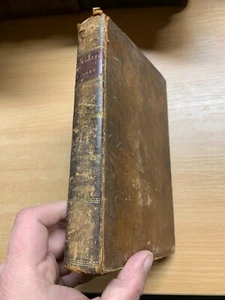 1805 "SERMONS ON DIFFERENT SUBJECTS" REVEREND HEWLETT VOL 1 LEATHER BOOK (P4) - Imagen 1 de 18