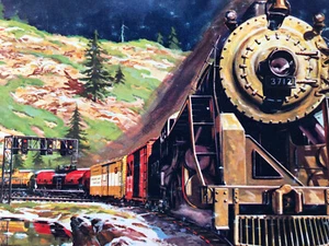 Athearn HO Scale Burlington 1005 Corrugated Side Baggage Car - Picture 1 of 9