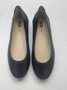 SAS Scenic Ballet Flats Black Size 12 W Walking Made In USA - Picture 1 of 14