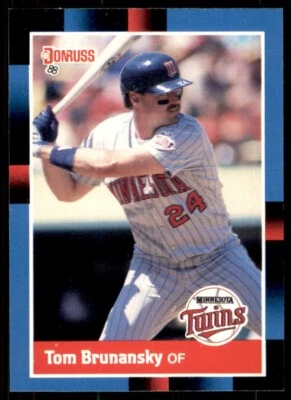 1988 Donruss #245 Tom Brunansky - Image 1 of 2