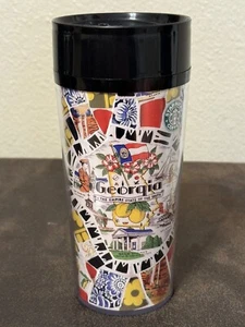 1997 Vintage Starbucks Trinkbecher Georgia South Atlanta Pfirsiche ThermoServ 16 Unzen - Bild 1 von 9