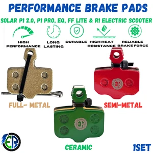 Bremsbeläge NUTT für P1 2.0 P1 Pro EQ, FF Lite & R1 Elektroroller Neu UK - Bild 1 von 20