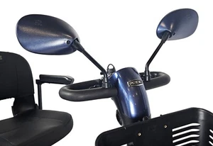 Par de espejos retrovisores para la mayoría de los scooters de movilidad Pride AZUL - Imagen 1 de 6