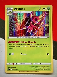 Ariados 004/195 Silberner Sturm Ultra Rare Holo Pokémon PACKFRISCH - Bild 1 von 2
