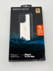 Funda impermeable Body Glove para iPhone 15 Pro Max - Negra/Transparente Marea - Imagen 1 de 3