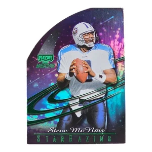 2000 Playoff Momentum Steve McNair #SG51 Star Gazing Green Die Cut SP #'d /25 - Picture 1 of 2