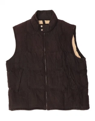 PAL ZILERI Mens Padded Gilet UK 44 2XL Black Polyester AF05 - Image 1 of 3
