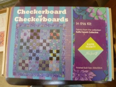 Kit Trapunta Scacchiera di Scacchiera - Fassetta Caffè/Spirito Libero - Immagine 1 di 2