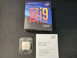 Intel Core i9-9900KF Desktop Processor 8-Core 5GHz Turbo Unlocked LGA1151 SRG1A - Afbeelding 1 van 8