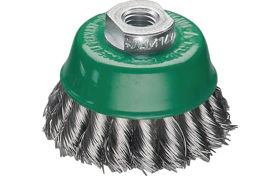 LESSMANN Topfbürste Ø 65 mm M14 Drahtstärke 0,5 mm Edelstahl 12500 min-¹ - Bild 1 von 1