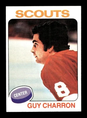 1975 76 Topps #32 Guy Charron Scouts NEAR MINT *8m - Image 1 of 2