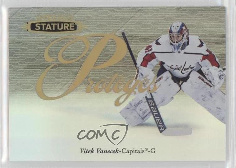 2020-21 Upper Deck Stature Proteges Vitek Vanecek #P-3 Rookie RC - Image 1 of 2