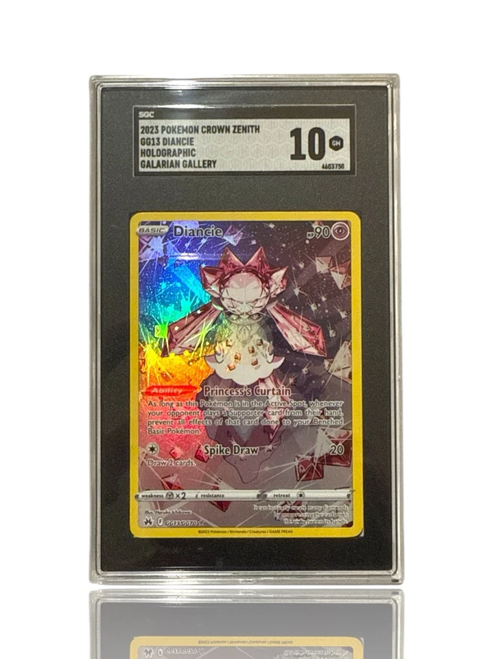 ‼️Pokemon Diancie GG13/GG70 Crown Zenith: Galarian Gallery Holo GRADE 10!💨 - Image 1 of 2