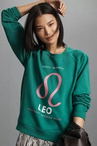 Sudadera ANTHROPOLOGIE The Zodiac para mujer talla M Leo  - Imagen 1 de 6