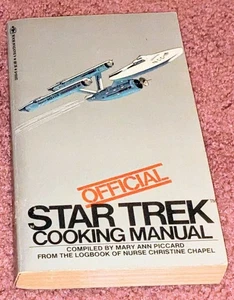 Mary Ann Piccard OFFICAL STAR TREK COOKING MANUAL 1st print ED1 PB Bantam 1978 - Picture 1 of 5