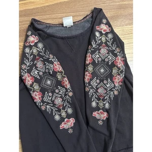 Knox Rose bestickter Damen Pullover, Used, Medium *Maße prüfen* - Bild 1 von 12