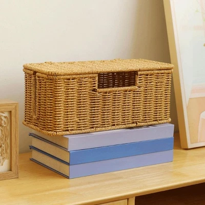 Cables Management Box Power Strip Holder with Lid Container Office Cables Cord - Image 1 of 4