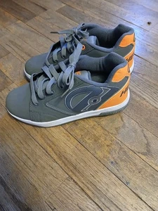 Heelys Propel 2.0 Charcoal / Orange Grey Ankle High Skateboarding Shoes Size 6Y - Picture 1 of 7