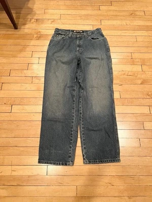 Jeans holgados vintage Y2K Reverb Southpole como 32x32 pierna ancha lavado oscuro Foto 1 de 4