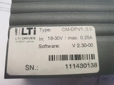 LUST LTi DRIVES CM-DPV1 3.0 1 pieza - Imagen 1 de 3