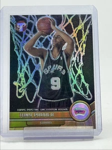 TONY PARKER 2001-02 TOPPS PRISTINE UNCOMMON ROOKIE REFRACTOR RC /750 Q0487 - Picture 1 of 2