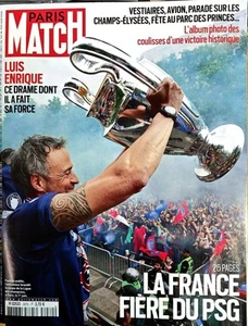 PSG VAINQUEUR CHAMPIONS LEAGUE Magazine Paris Match 3970 neuf - Bild 1 von 2