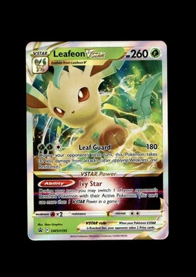 SWSH: Sword & Shield Promo Cards #SWSH195 Leafeon VSTAR - Image 1 of 2