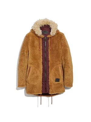 Coach Mens Western Reversible Shearling Parka Size 44 - Image 1 of 4