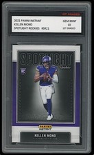 KELLEN MOND 2021 PANINI INSTANT SPOTLIGHT ROOKIES 1ST GRADED 10 ROOKIE CARD