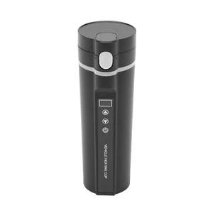 450ml Portable Car Heating Cup Stainless Steel Water Warmer Bottle Car Kettle US - Picture 1 of 23