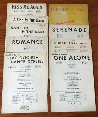 Lot of 9 - Operetta  Solos: Romberg, Herbert, Hammerstein - Image 1 of 4