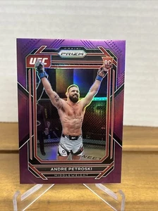2023 Panini Prizm UFC Andre Petroski Purple Prizm /149 Rookie Card! - Picture 1 of 2