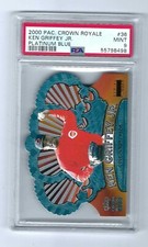 2000 Pacific Crown Royale Platinum Blue #36 Ken Griffey Jr. HOF Reds 58/75 PSA 9