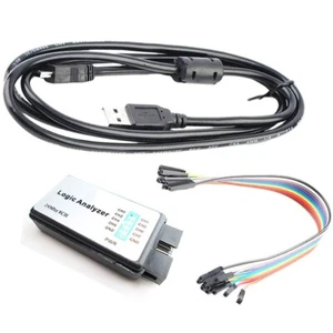 USB Logic Analyzer Device With EMI Ferrite Ring USB Cable 24MHz 8CH 24MHz - Picture 1 of 2