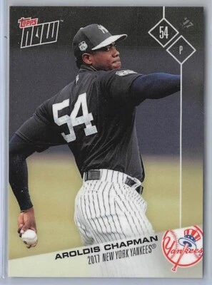 2017 Topps Now #OD-45 Aroldis Chapman New York Yankees - Image 1 of 2