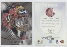 2002 ITG Be A Player Between the Pipes Mask II Silver /300 Patrick Lalime #M-20