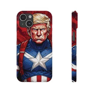 Trump Superhero Slim Phone Case iPhone - Picture 1 of 67