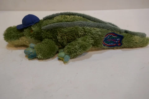 University of Florida Gators Plush Alligator 16” Aurora Green Blue Cap Cover