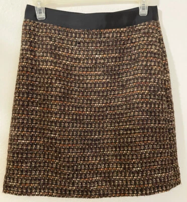 Falda Lápiz Kate Spade New York Tweed Multicolor y Multi Materiales Talla 2 Foto 1 de 4
