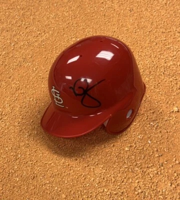 Cardinals MARK McGWIRE Signed Rawlings Baseball Mini Helmet AUTO Jsa Loa - Image 1 of 3