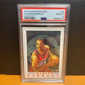 Fleer Wheaties Provisions 1991 (corte a mano) - Charles Barkley #68 - 76ers PSA 8 - Imagen 1 de 6