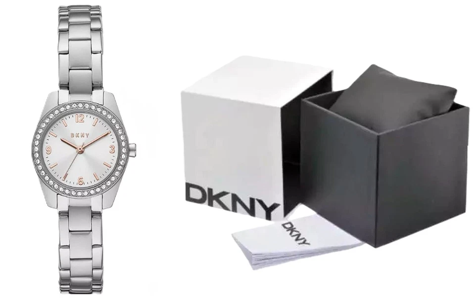 NEW AUTHENTIC DKNY Nolita Glitz LADIES WOMEN'S NY2920 WATCH with Gift Box - Image 1 of 4